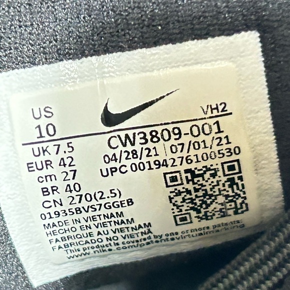 Nike Womens Black Juniper Trail Running Athletic Sneakers Shoes SZ US 10 - Picture 11 of 11